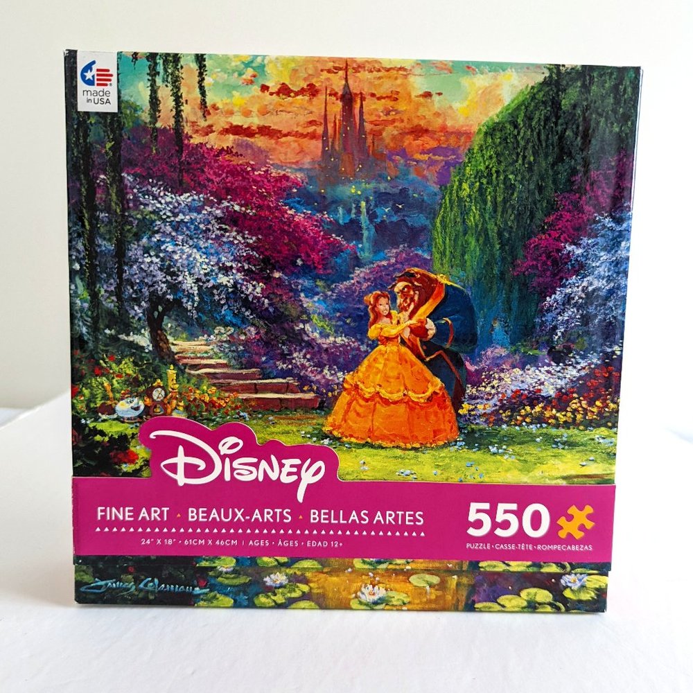 Disney Beauty and the Beast. Garden Waltz. 550 Piece Puzzle.